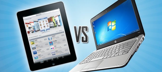 Tableta vs Laptop